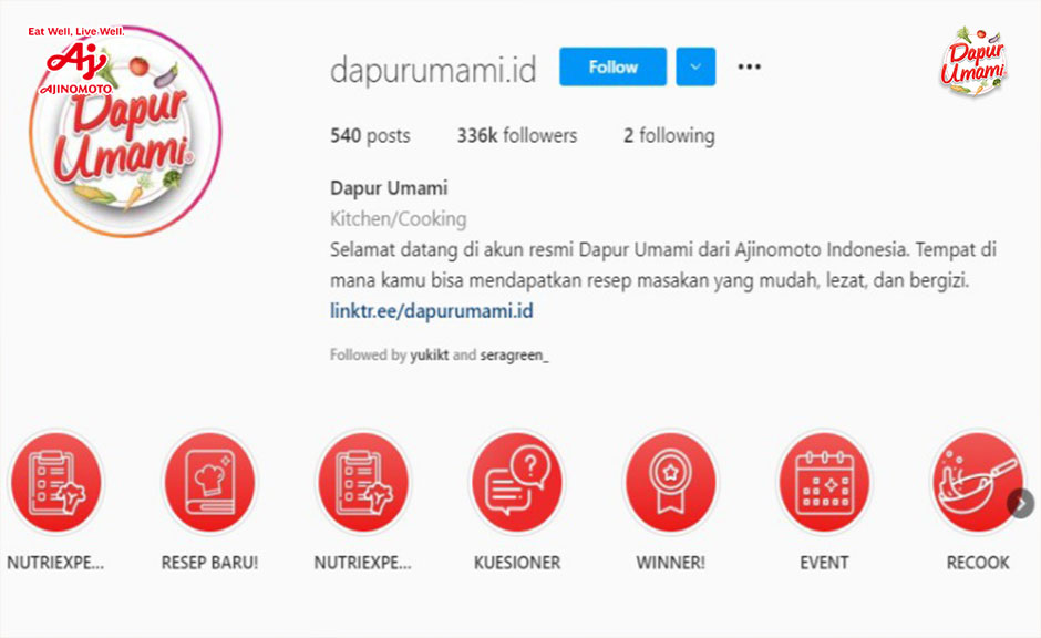 Akun Instagram Wajib agar Mudah Membuat Kreasi Kuliner