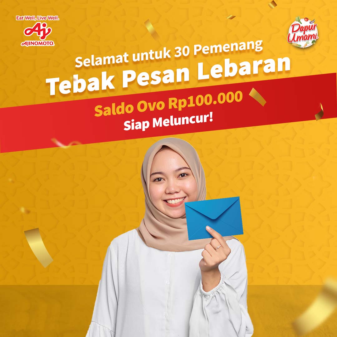 PEMENANG TEBAK PESAN LEBARAN