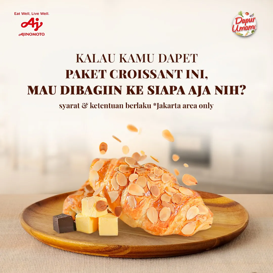 GIVEAWAY AJINOMOTO PREMIUM CROISSANT