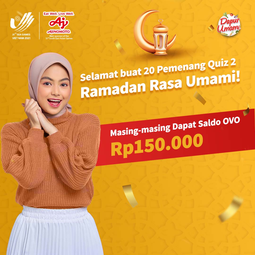 PEMENANG QUIZ RAMADAN       RASA UMAMI 2