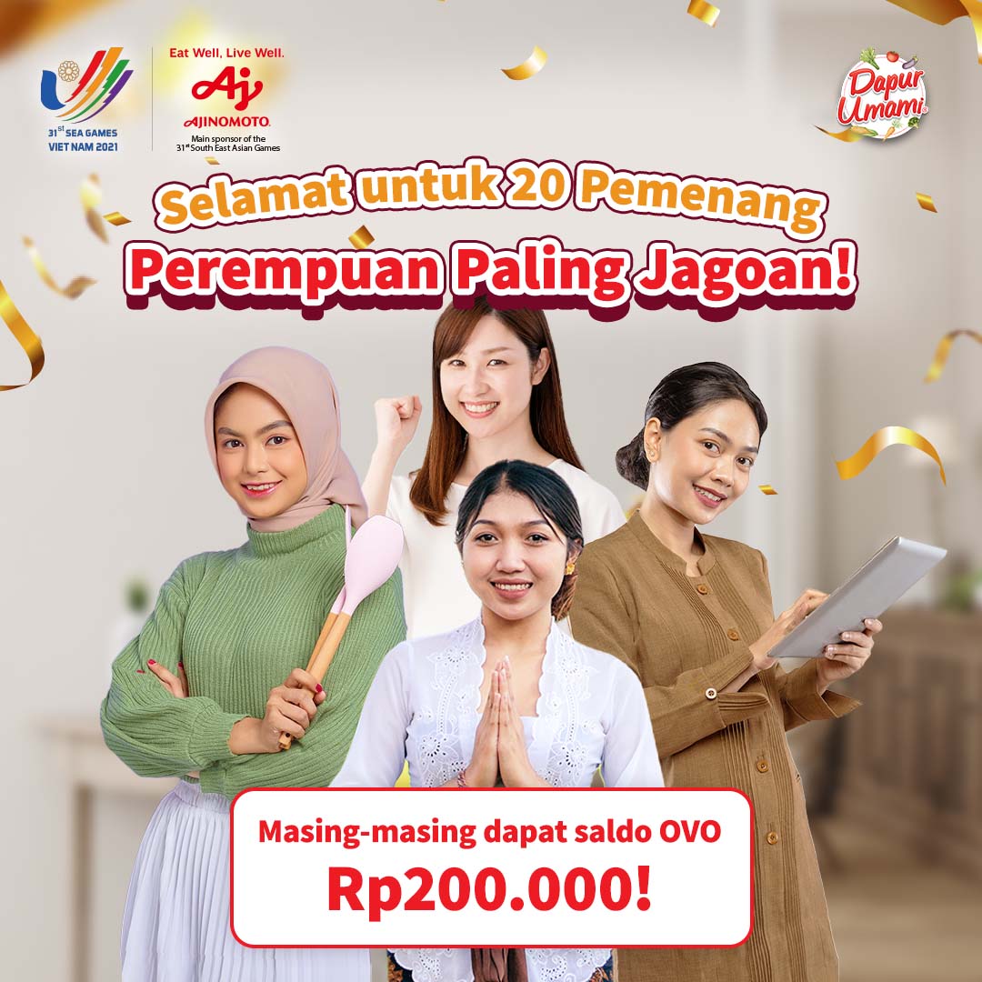 PEMENANG GIVEAWAY PEREMPUAN PALING JAGOAN