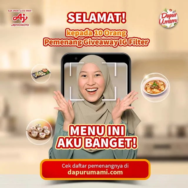 Pengumuman 10 Pemenang Menu #TerujiUmami