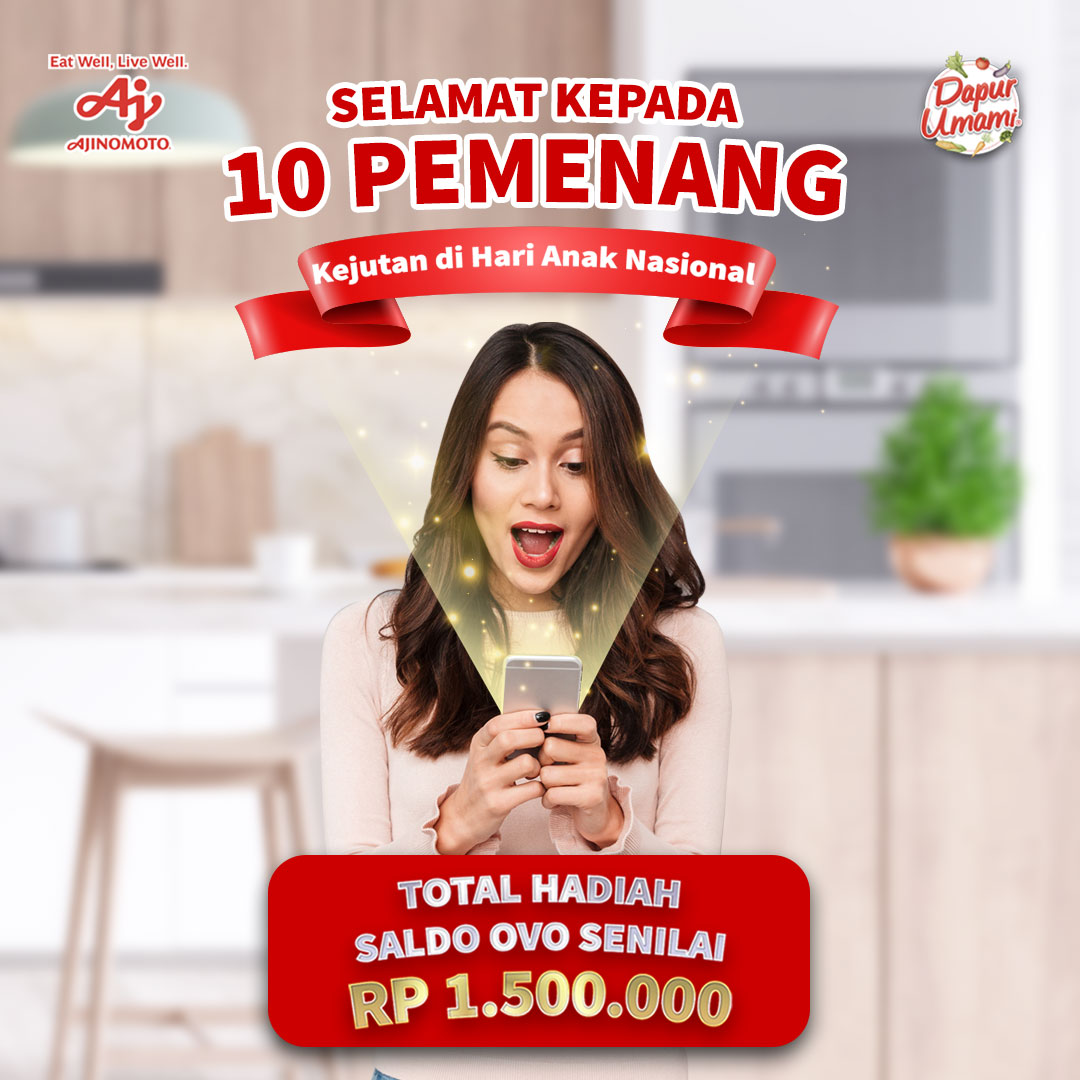 Pengumuman 10 Pemenang Kejutan di Hari Anak Nasional