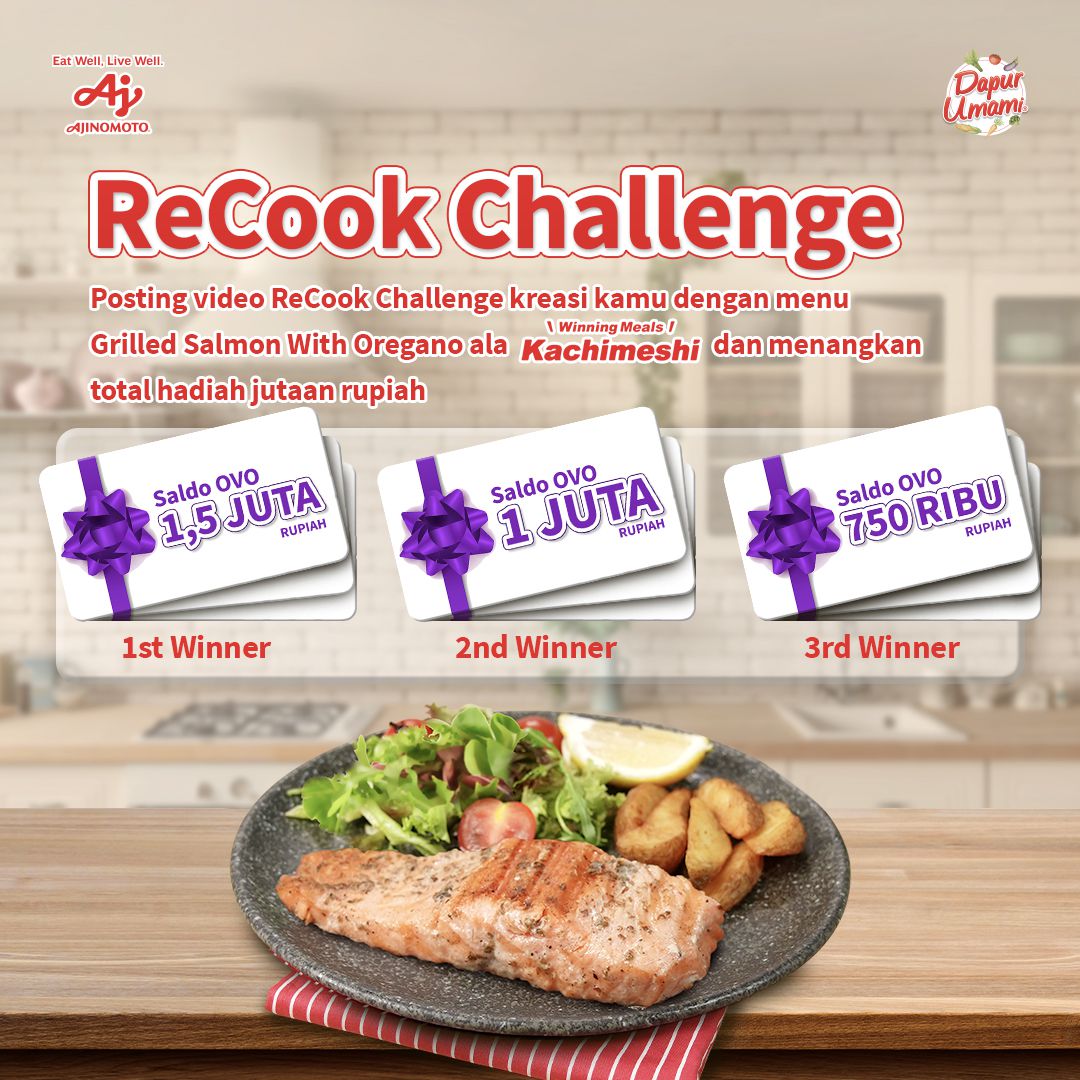 ReCook Challenge Grilled Salmon With Oregano