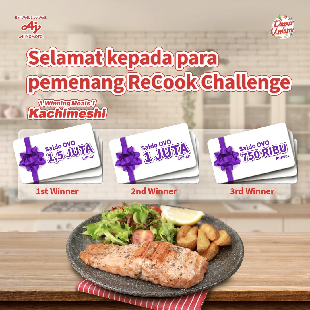 Pengumuman Pemenang ReCook Challenge - Grilled Salmon with Oregano.