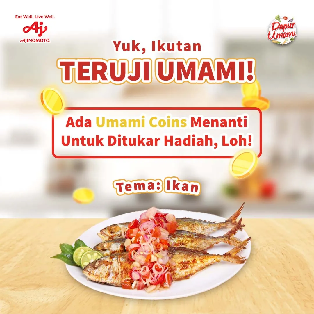Ayo, tunjukkan kreasi resepmu di Teruji Umami dengan tema “Ikan”!