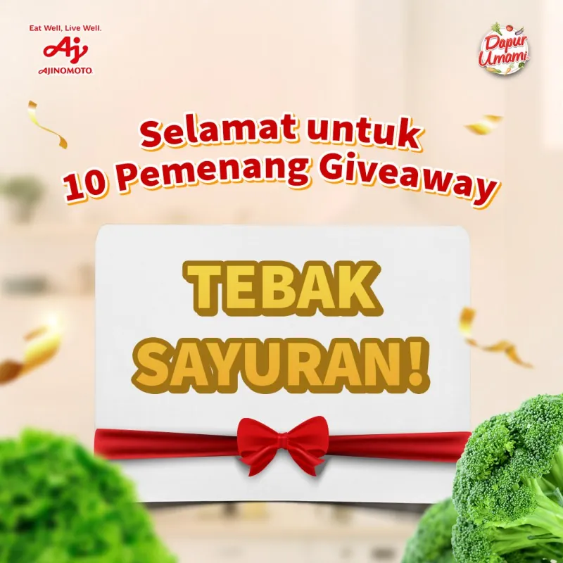 Pemenang Giveaway Tebak Sayuran