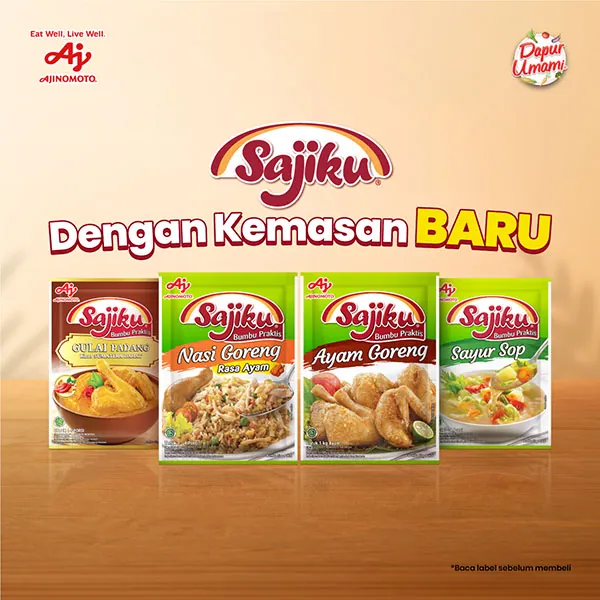 Kemasan Baru Sajiku® Bumbu Praktis