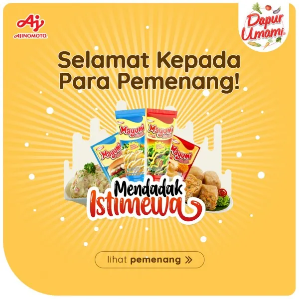 Selamat Untuk Para Pemenang #MendadakIstmewa Mayumi