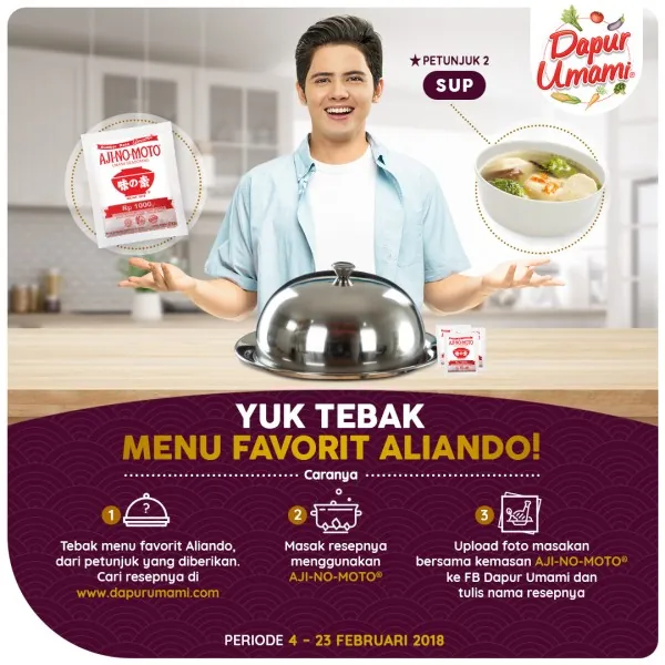 YUK TEBAK MENU FAVORIT ALIANDO! PETUNJUK KE 2
