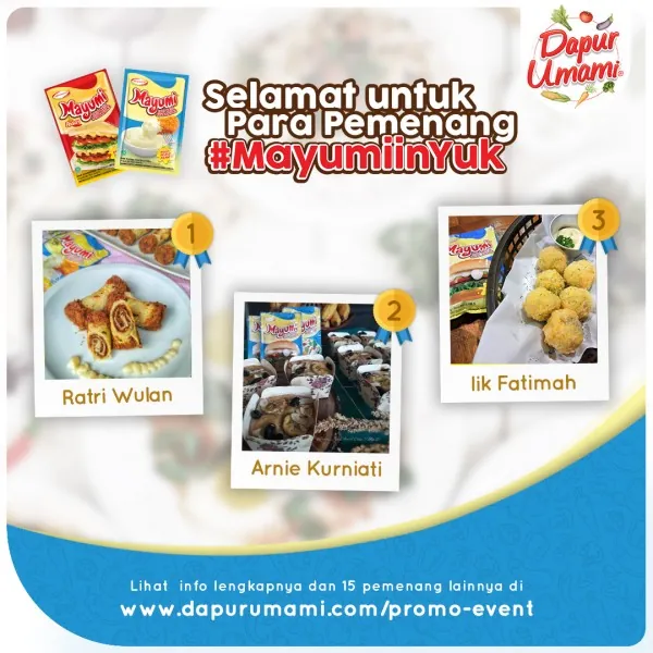 Selamat untuk Para Pemenang #MayumiinYuk