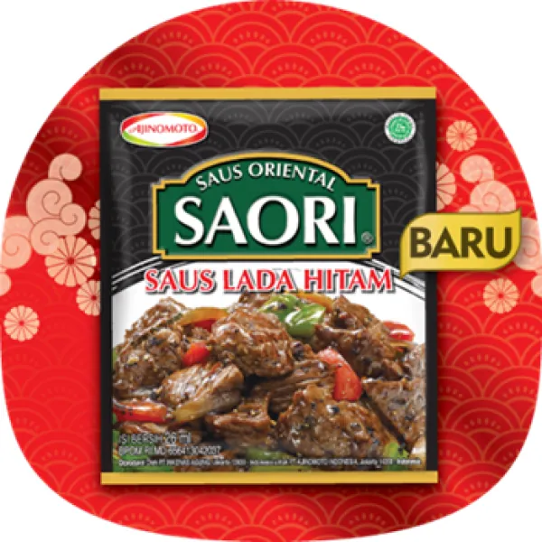 Varian Baru Saori® Saus Lada Hitam