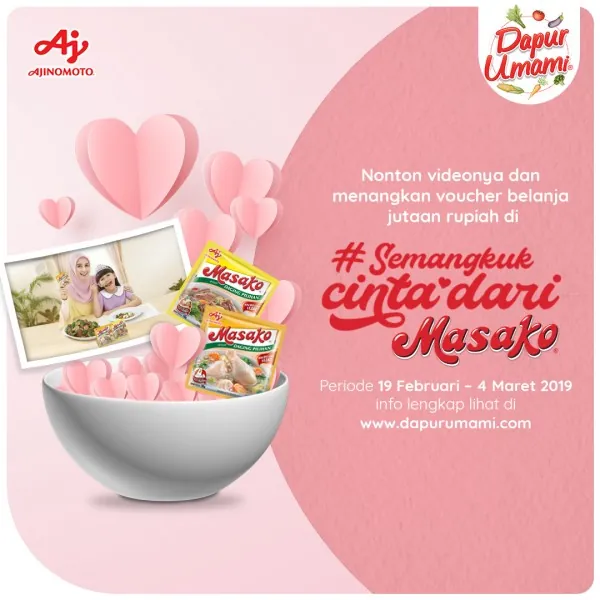 Yuk Tonton Iklan TV baru dari Masako® dan menangkan voucher belanja total jutaan rupiah!