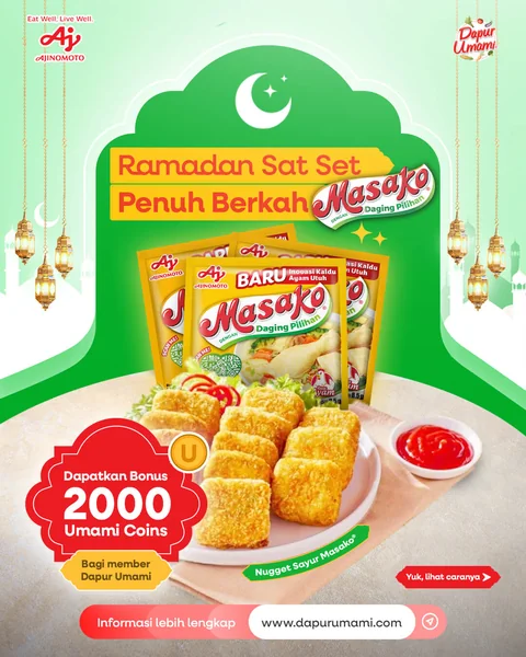 Ramadan Sat Set Penuh Berkah bersama Masako®! 🌙✨