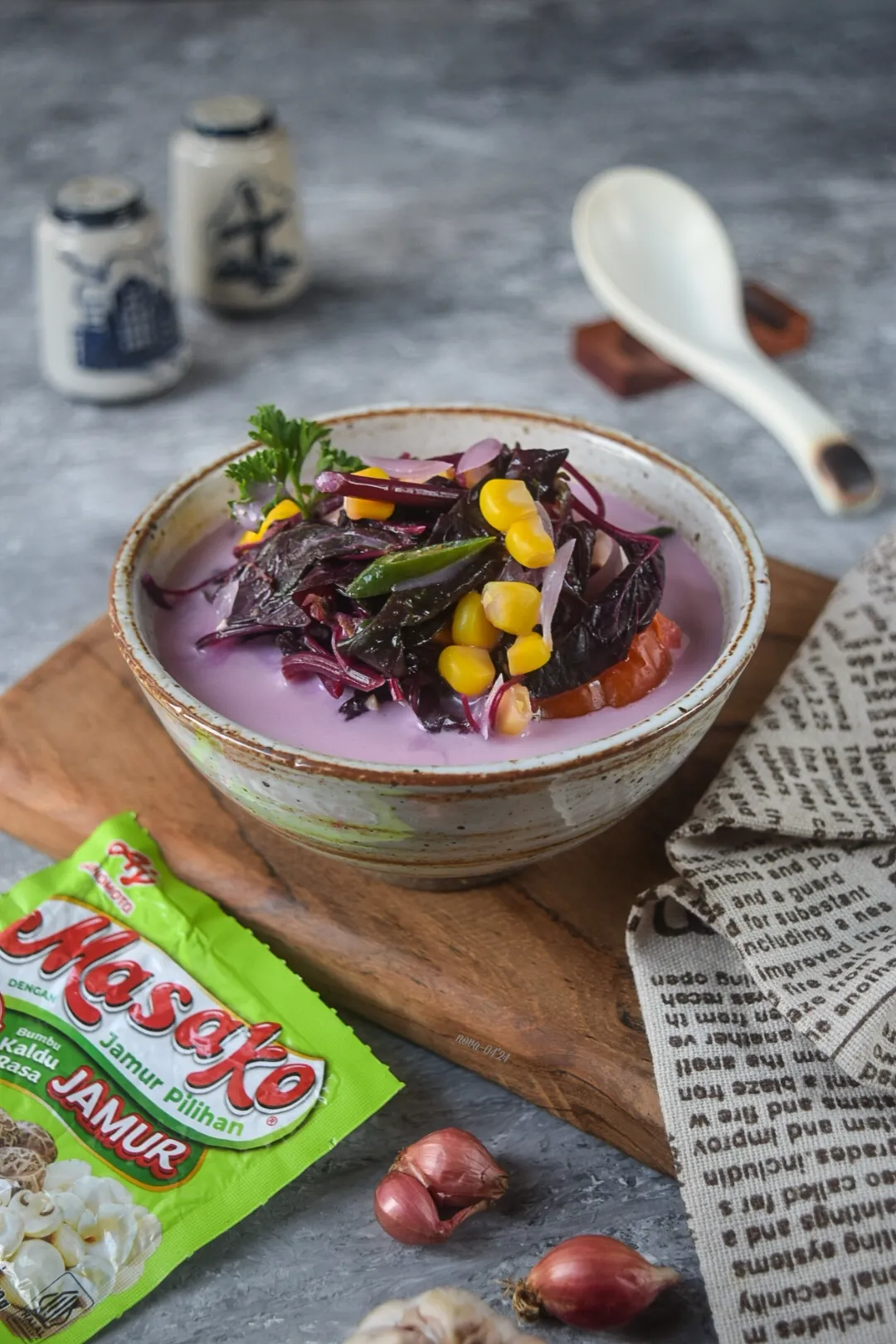 BAYAM JAGUNG KUAH SANTAN