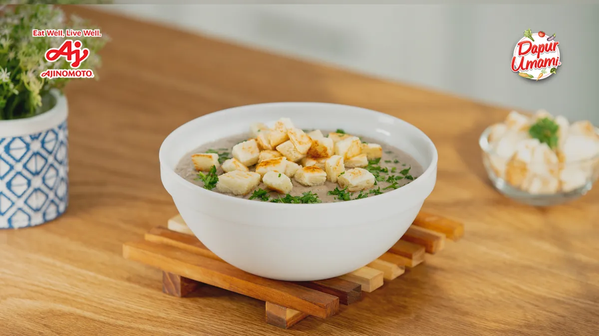 SUP KRIM JAMUR ala Chef Nadya