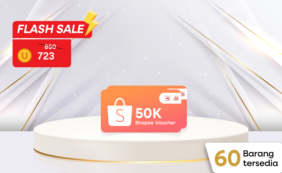 [FLASH SALE] Voucher Shopee Ajinomoto 50rb