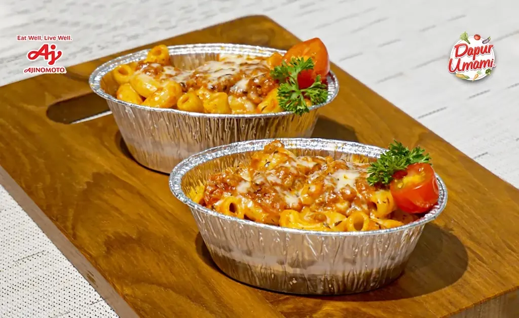 4 Makaroni Panggang Bolognese ala AJI-NO-MOTO®