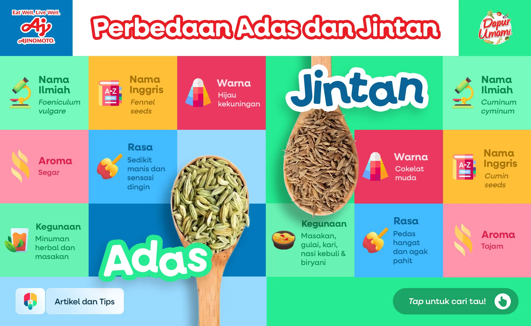 Sering Dibilang Mirip, Ini Perbedaan Adas dan Jintan