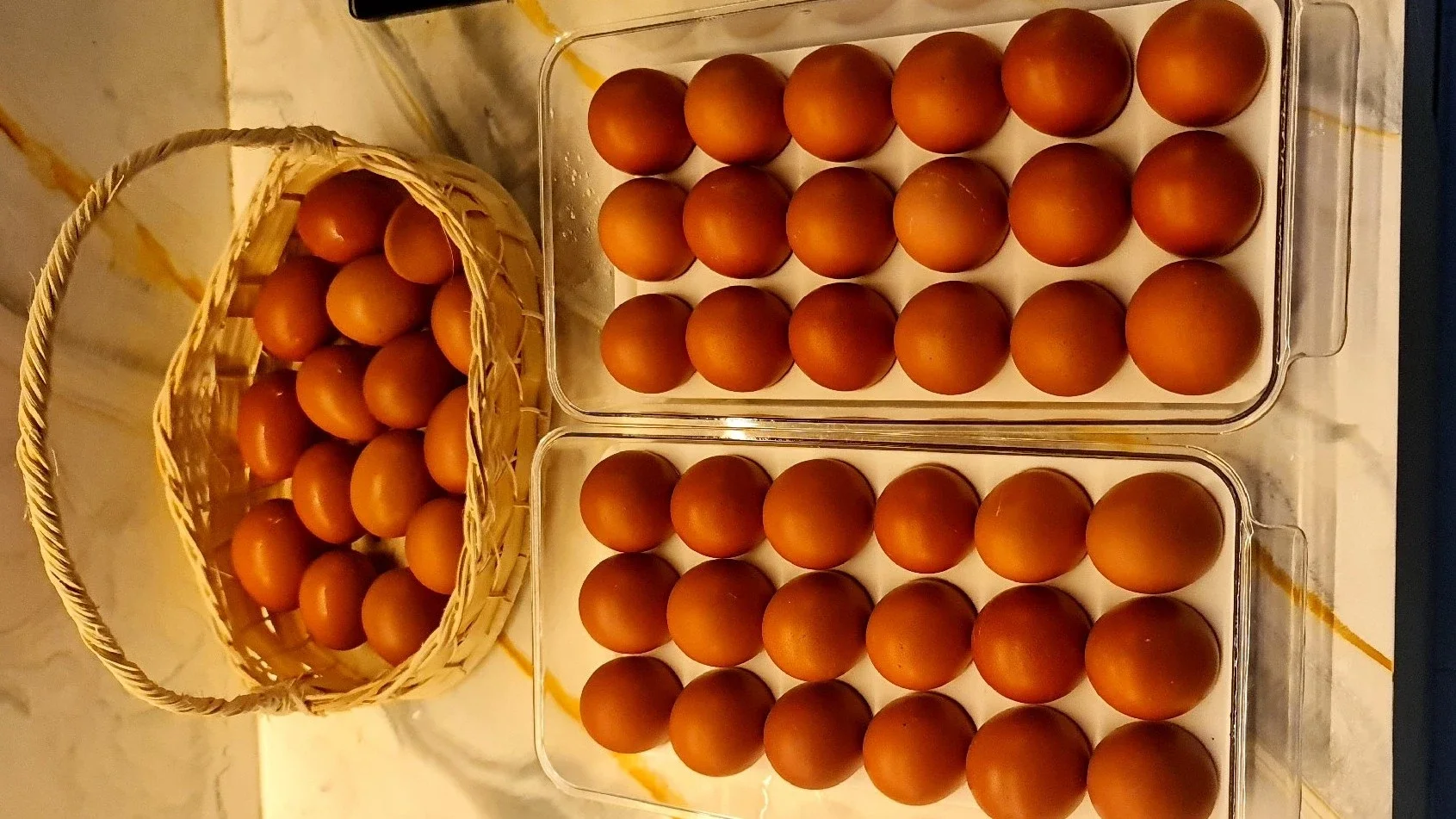 1 kg Rp.23.500, - telur mau menjelang idul adha