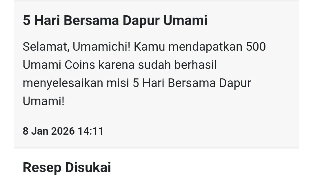 5 Hari Bersama Dapur Umami