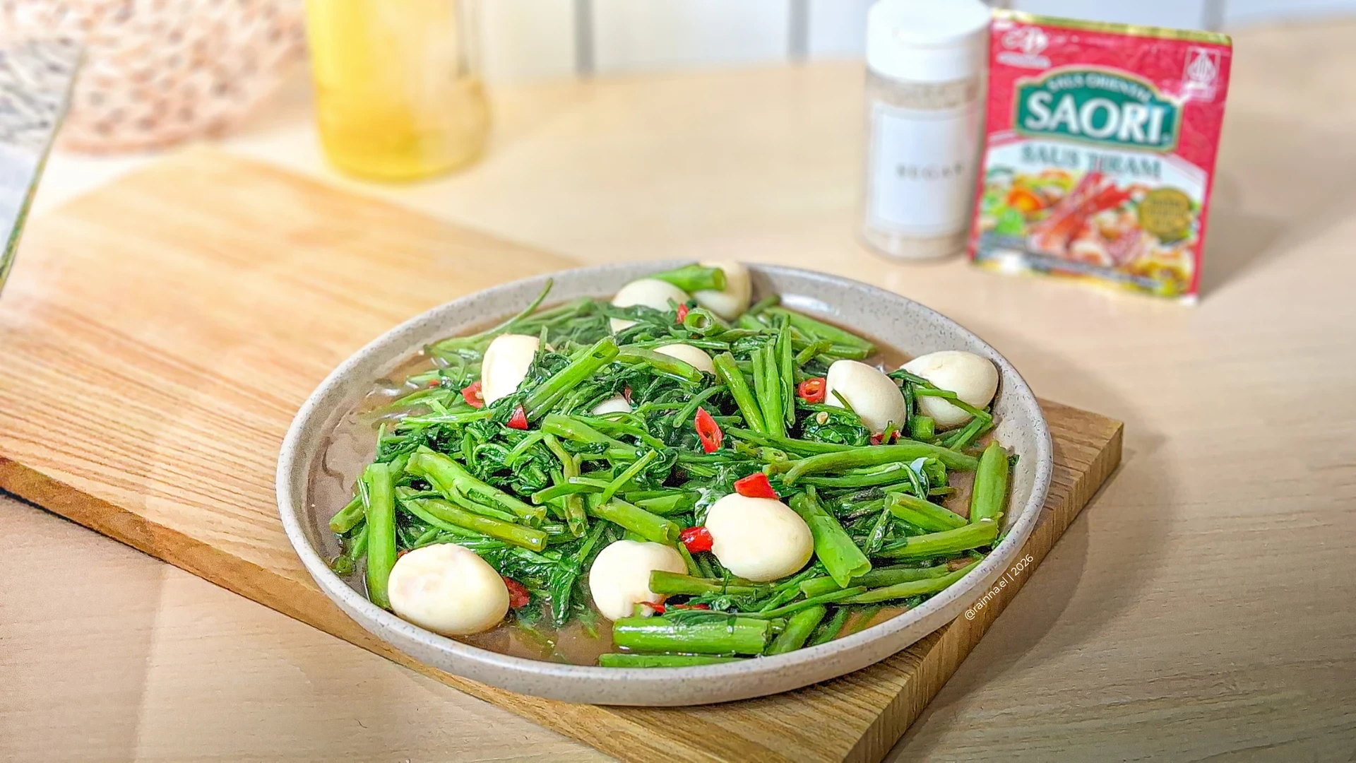 #7HariDapurBijak Day 6: Tumis Kangkung Saori® Ala Rumahan