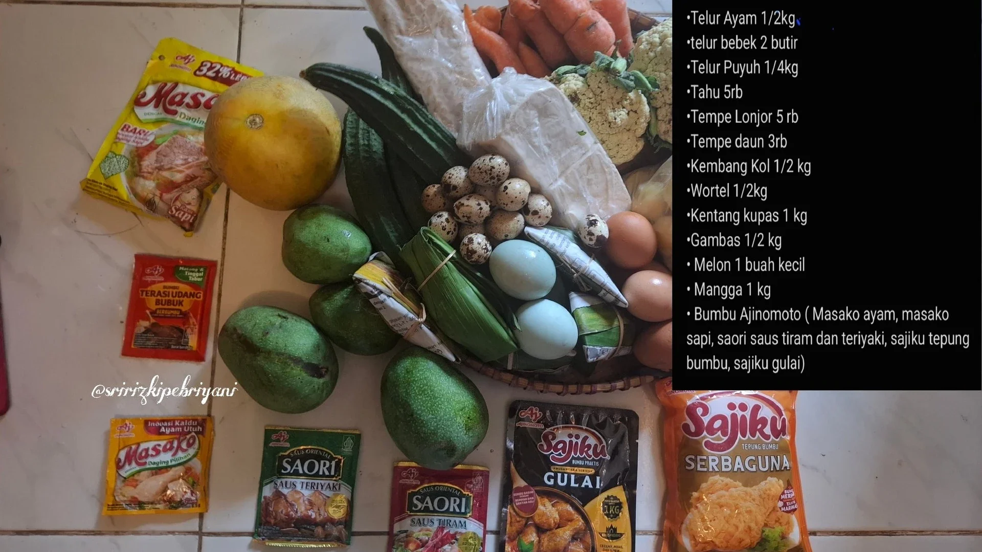 Agar Belanja Mingguan Tidak Boros dan Anti Food Waste #MealPlanUmamichi