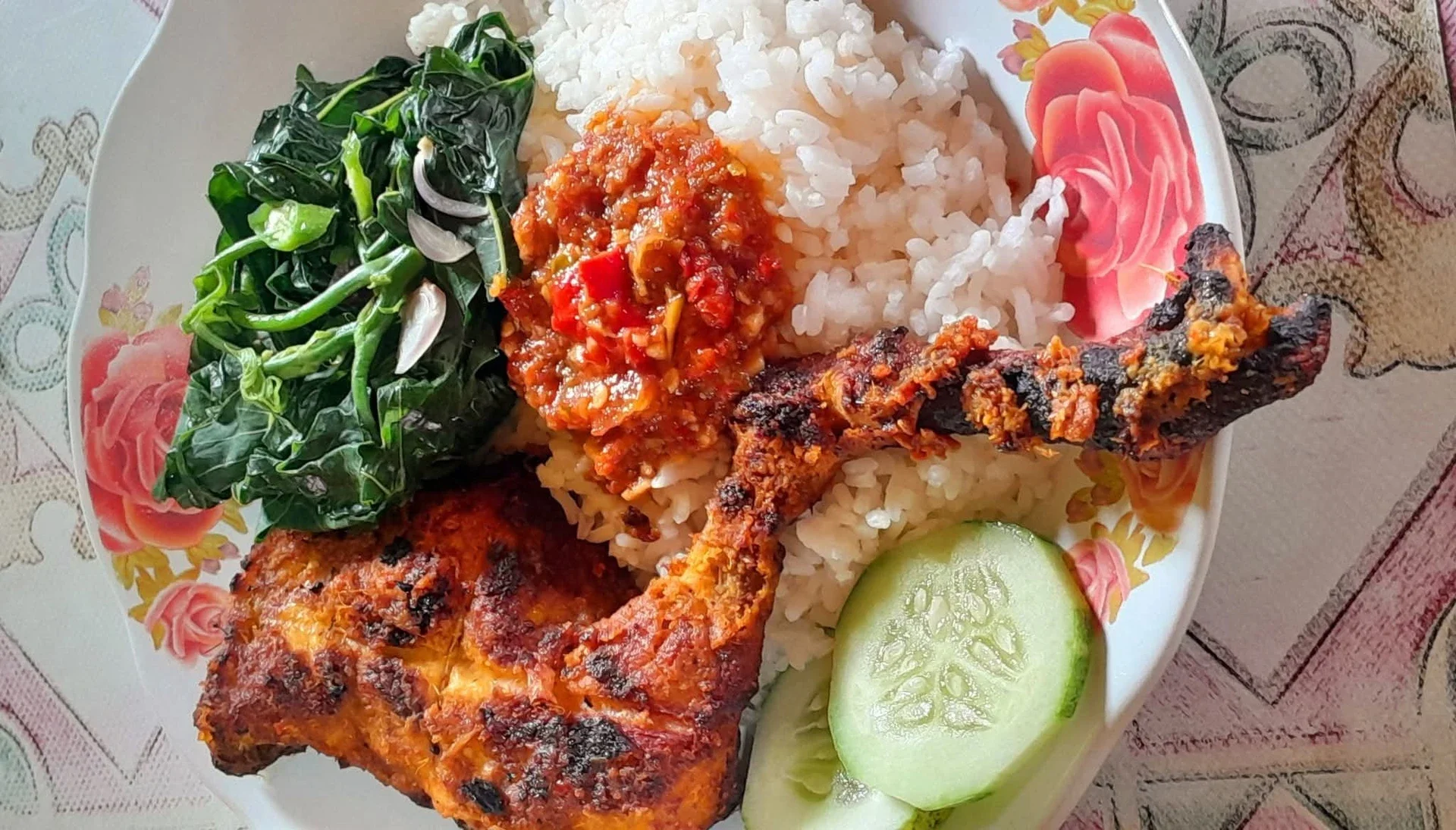 Ayam bakar pilihan untuk makan malam #JagaJantungVersiku