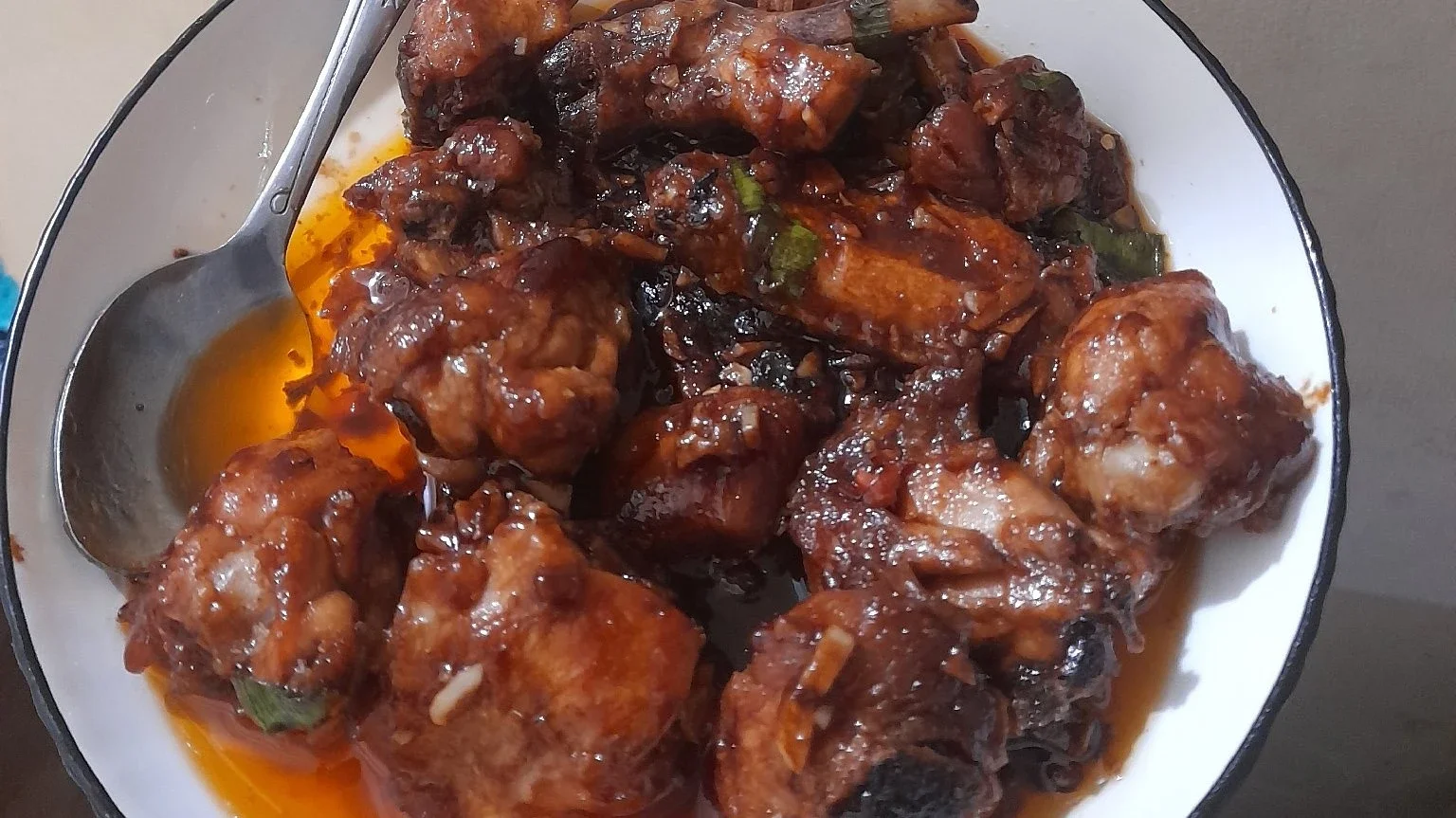 Ayam kecap saus inggris
