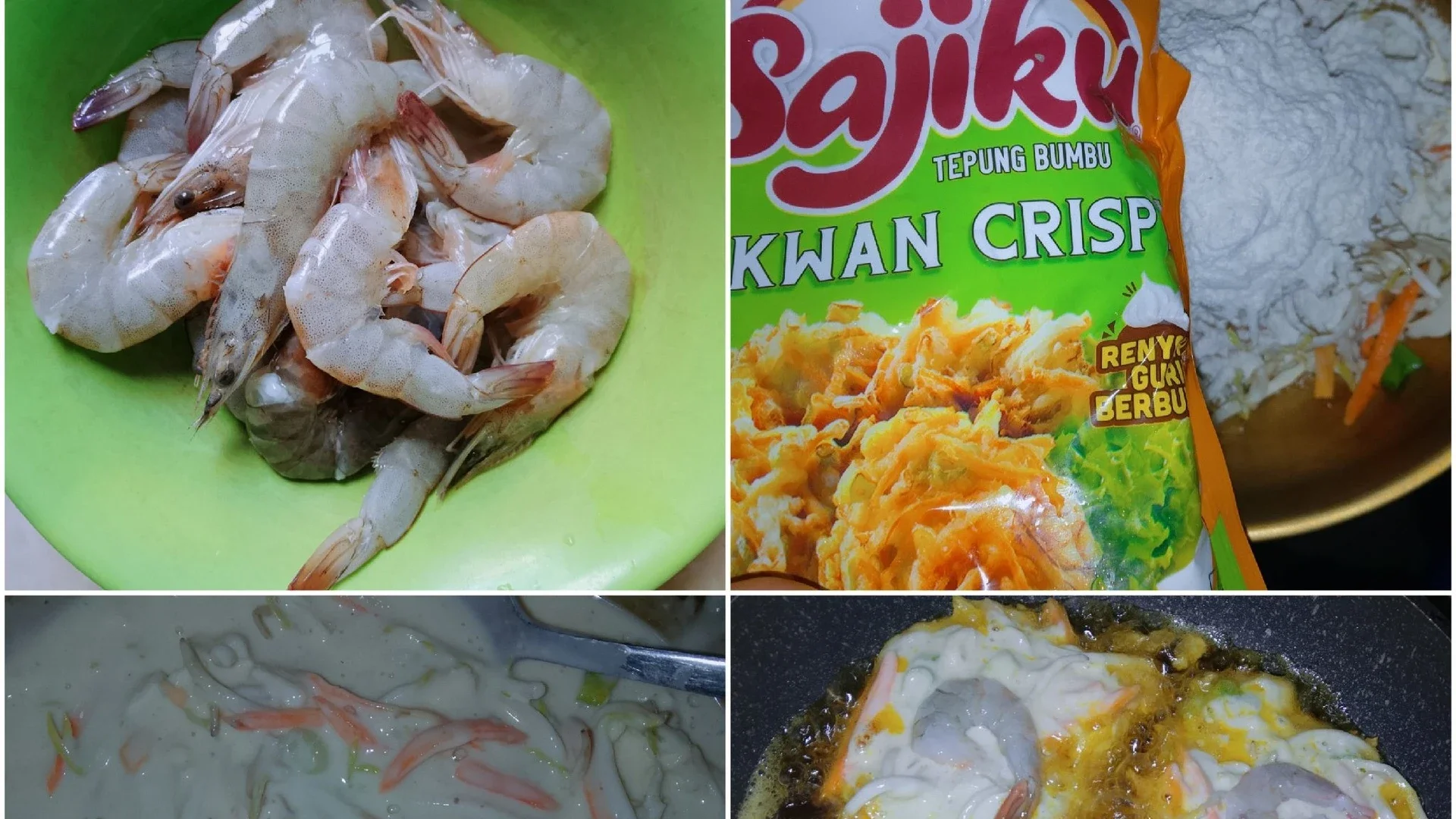 Bakwan udang sayur ala Sajiku