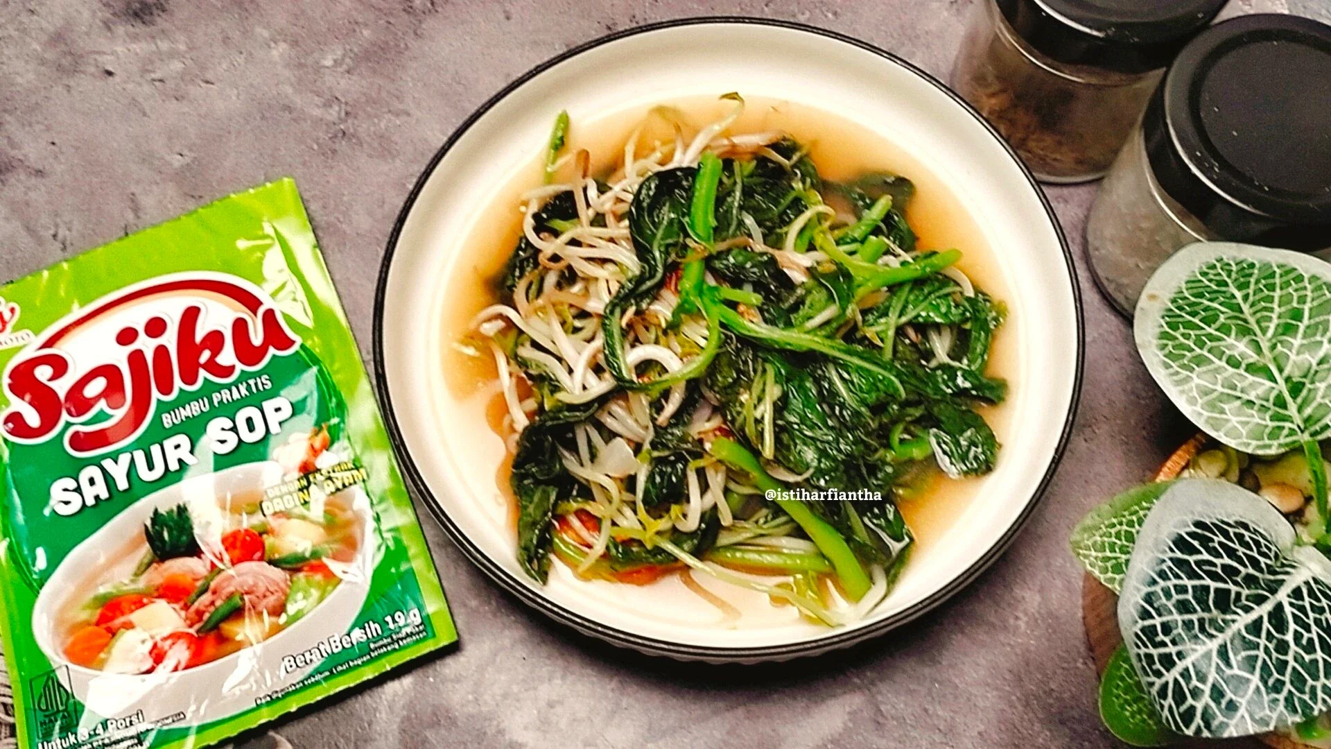 Recook Bayam Toge Sajiku