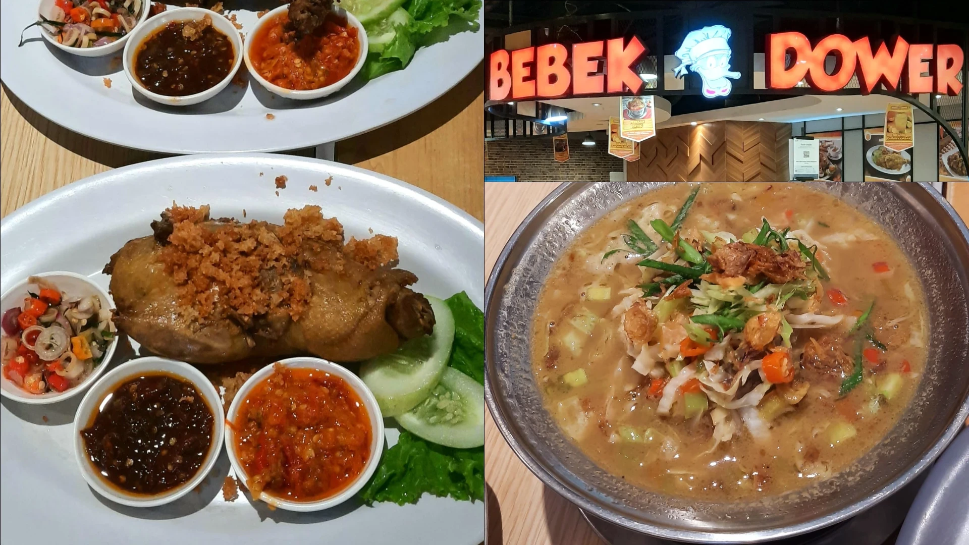 Bebek DOWER Blok M ( empuk & sambalnya bikin nagih)
