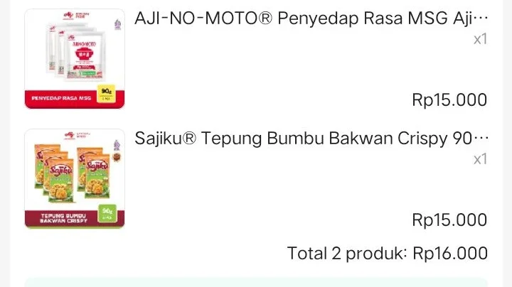 Belanja stok bumbu dapur