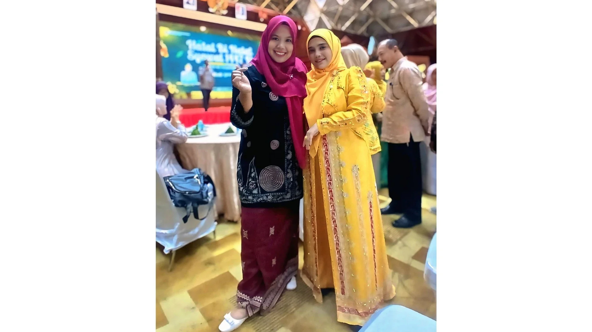 Bersama ibu nomor satu Atim