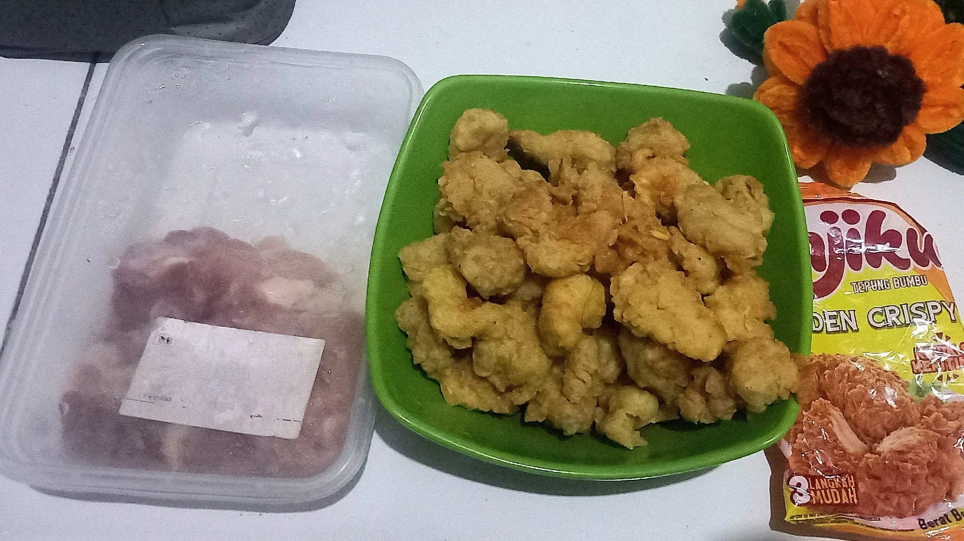 Bikin ayam pop corn #MealPlanUmamichi
