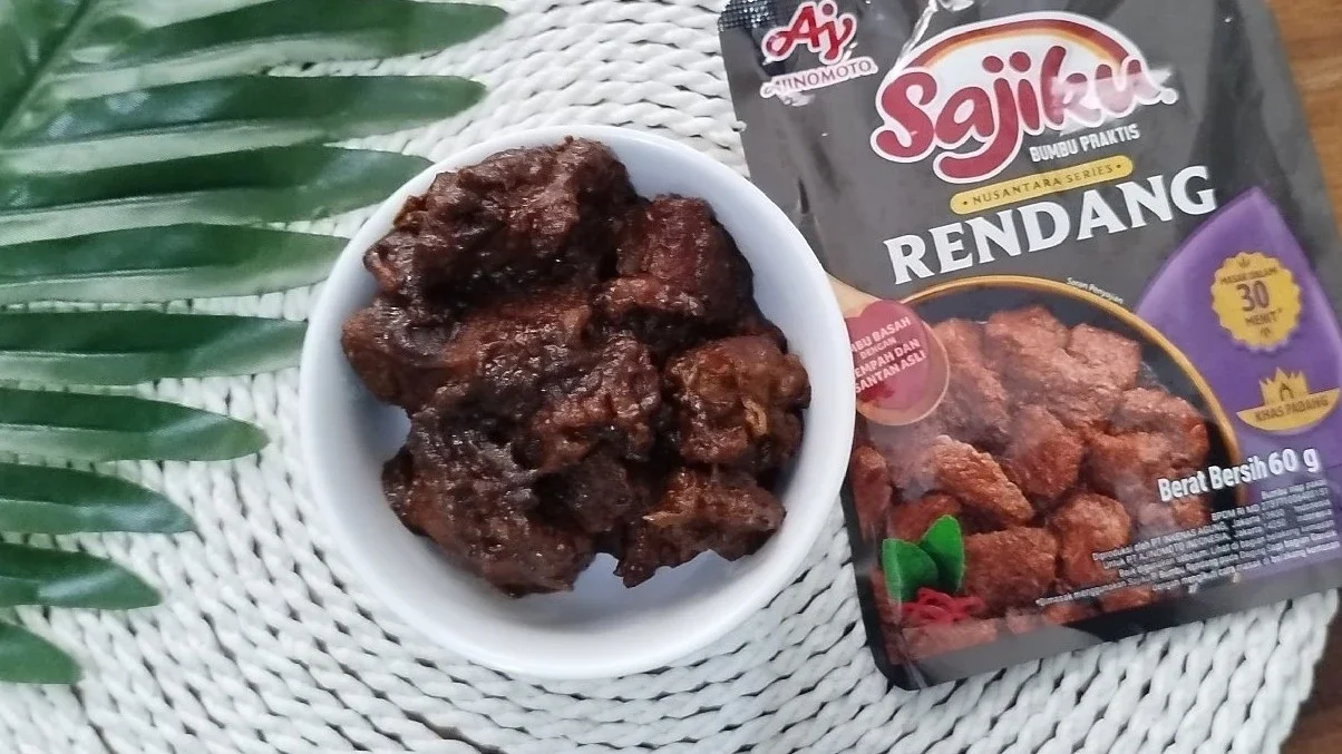 #KegiatanFavorit Bikin Rendang Pakai Bumbu Sajiku Praktis Nikmat