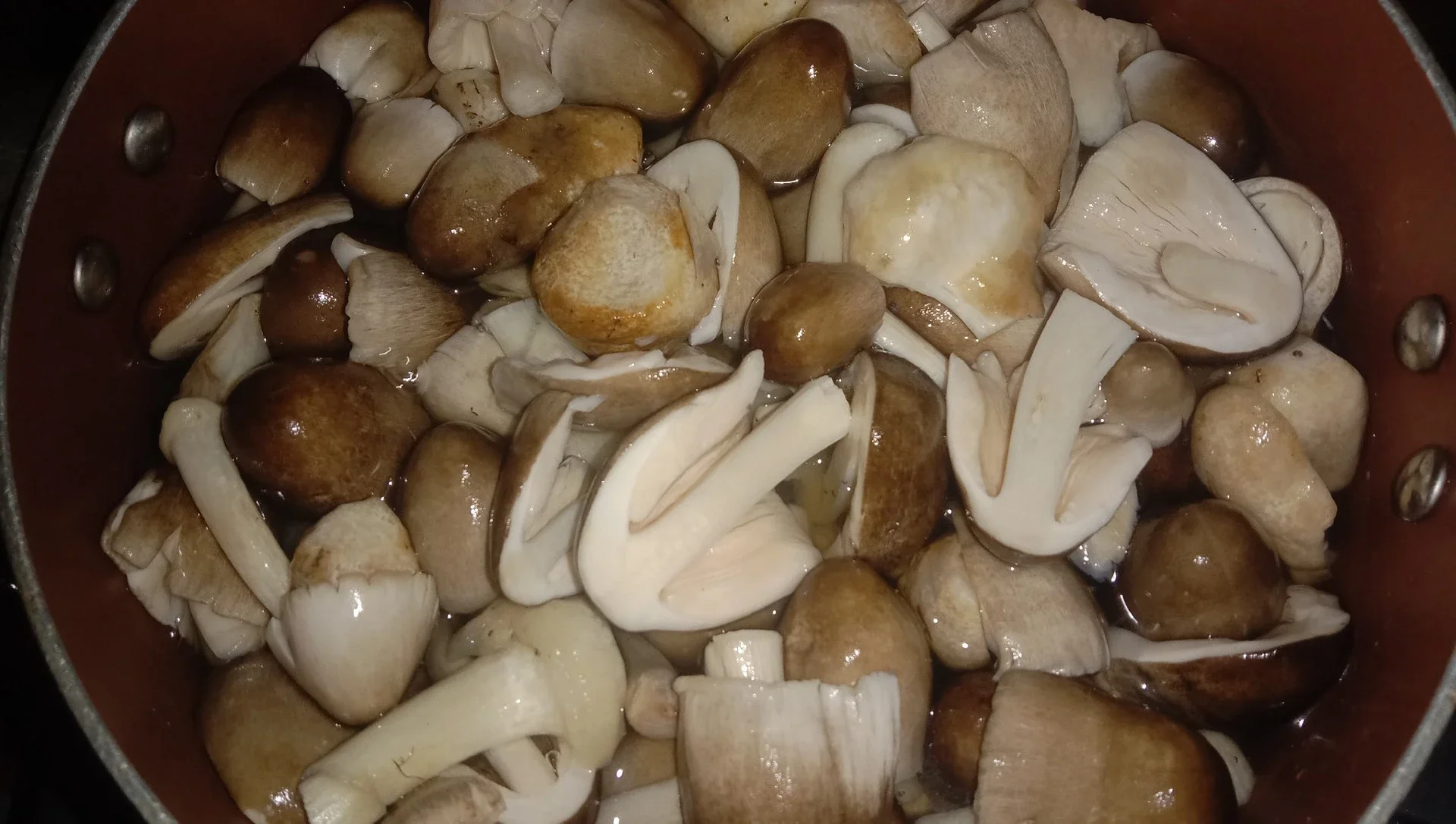 Blanching jamur