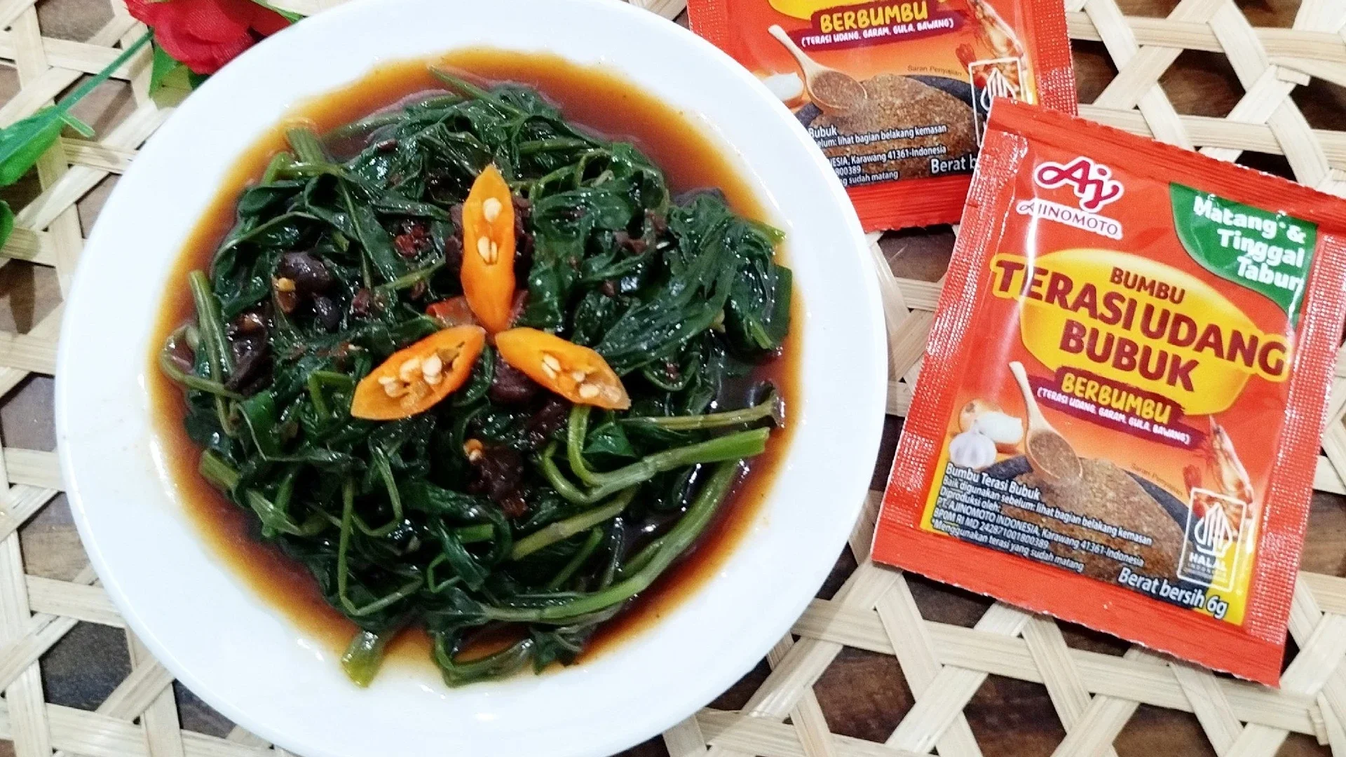 Brambang Asem Pakai Terasi Udang Bubuk Ajinomoto