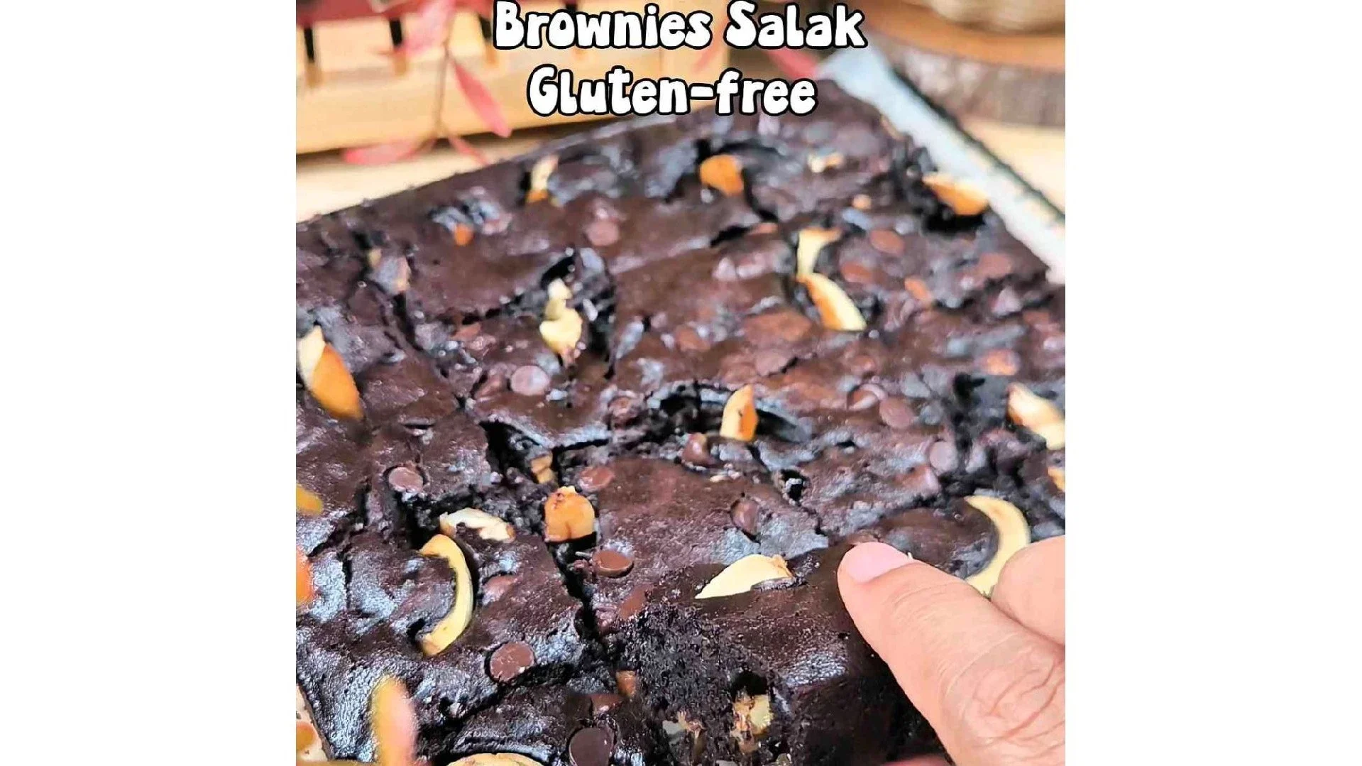 Brownies Salak Gluten Free
