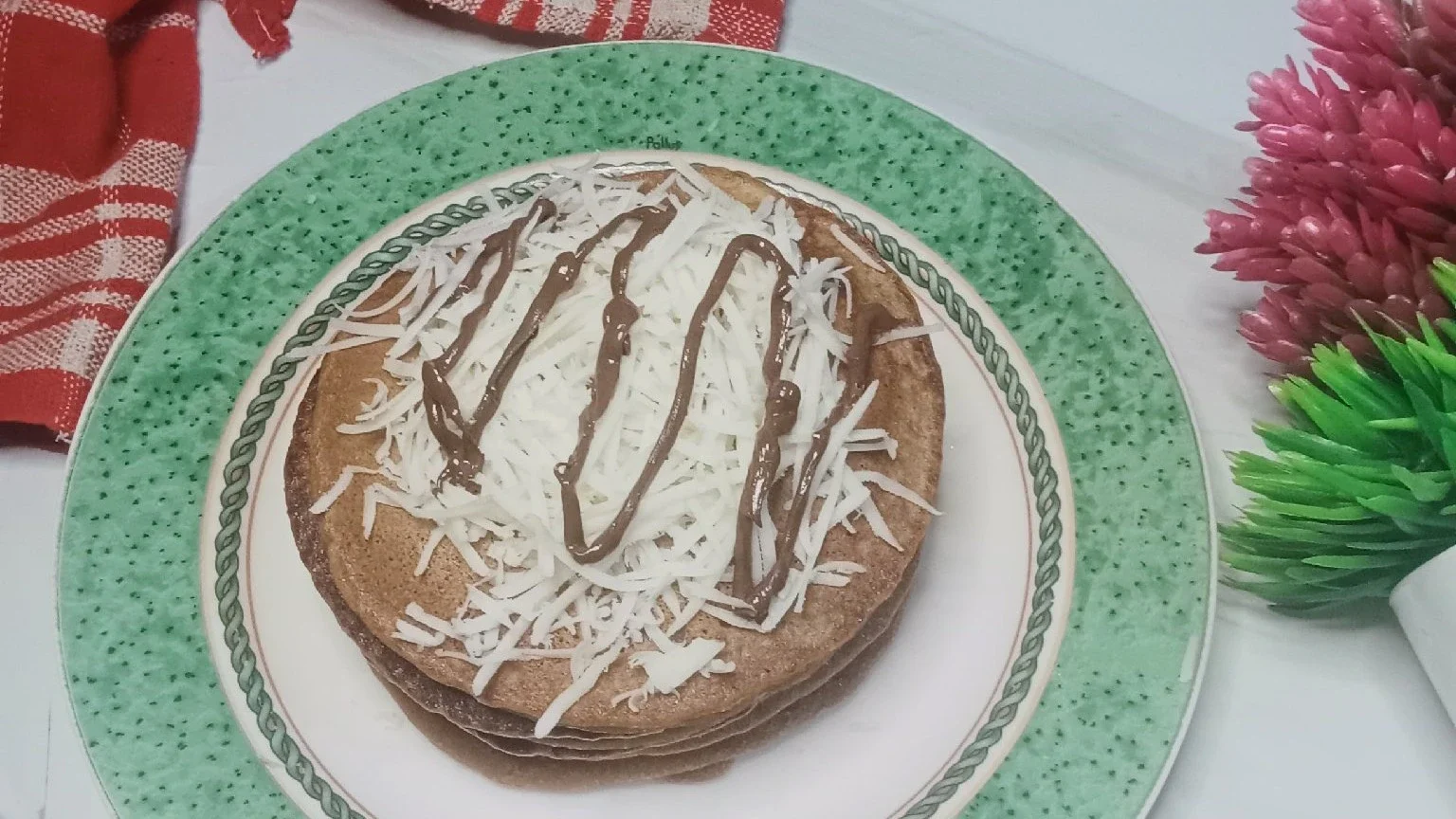 buat pancake dadakan...
