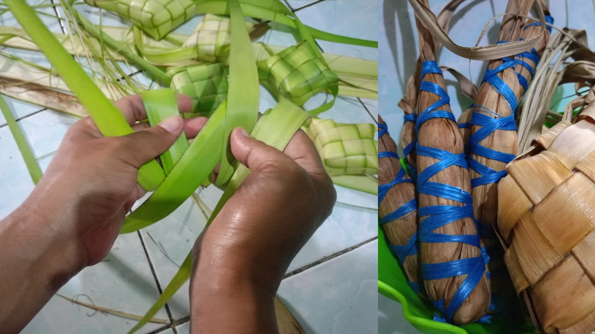 #CeritaMomenFitri : Lepet bentuk Bebas di Hari Raya Ketupat