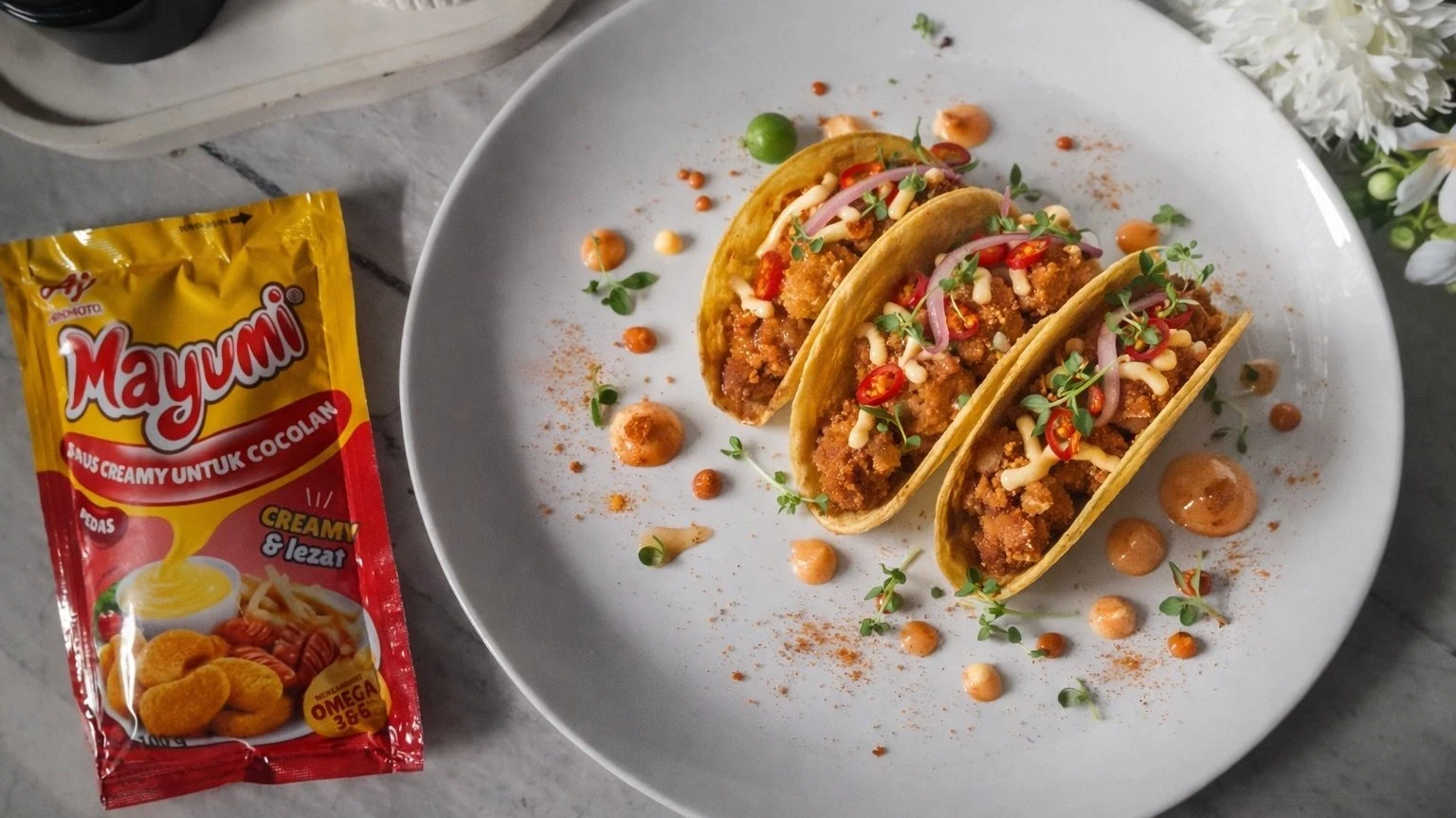 #CocolPakaiMayumi - Taco Ayam Spicy ala MAYUMI