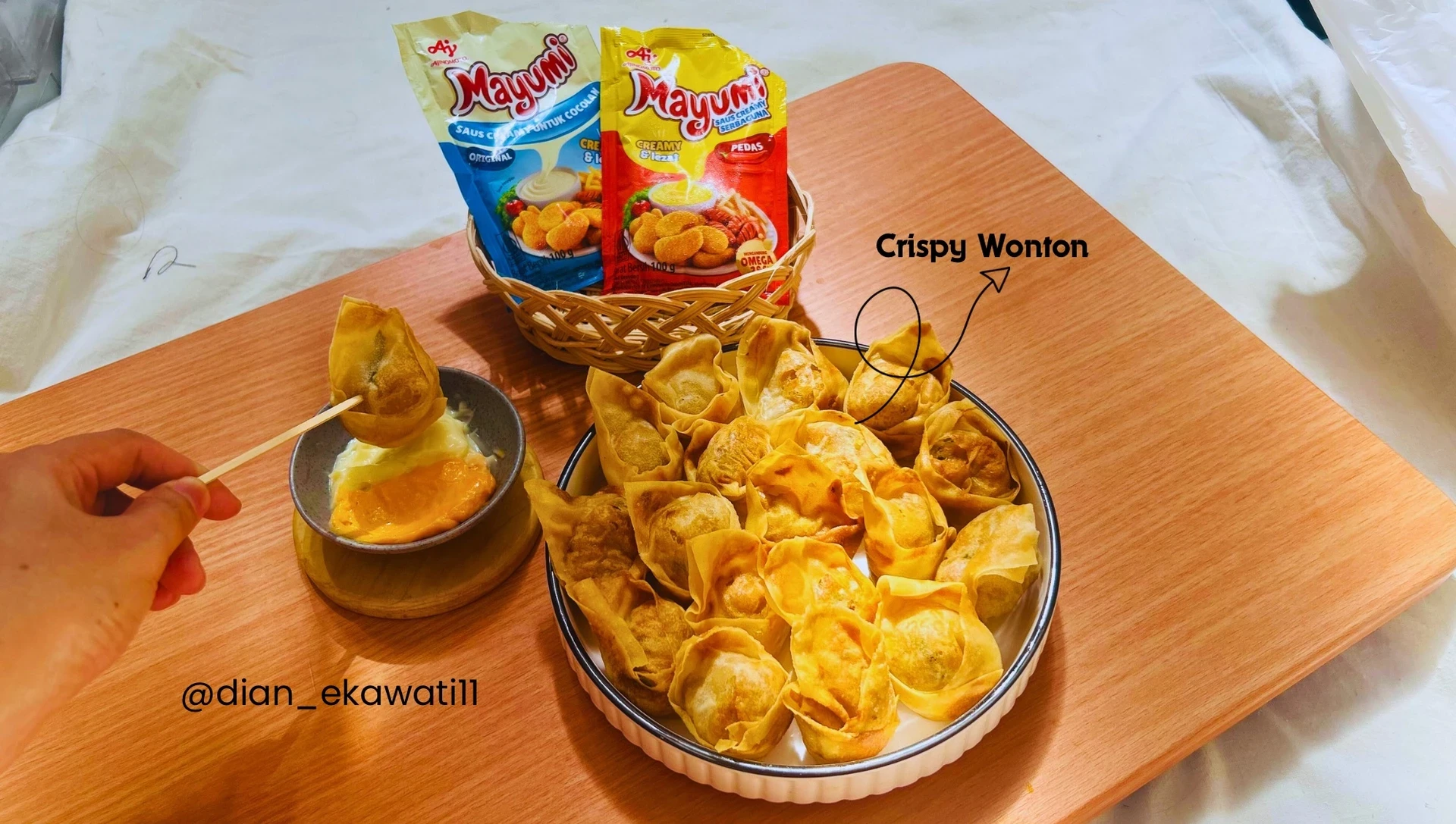 Crispy Wonton, Kriuk Di Luar Lembut Di Dalam