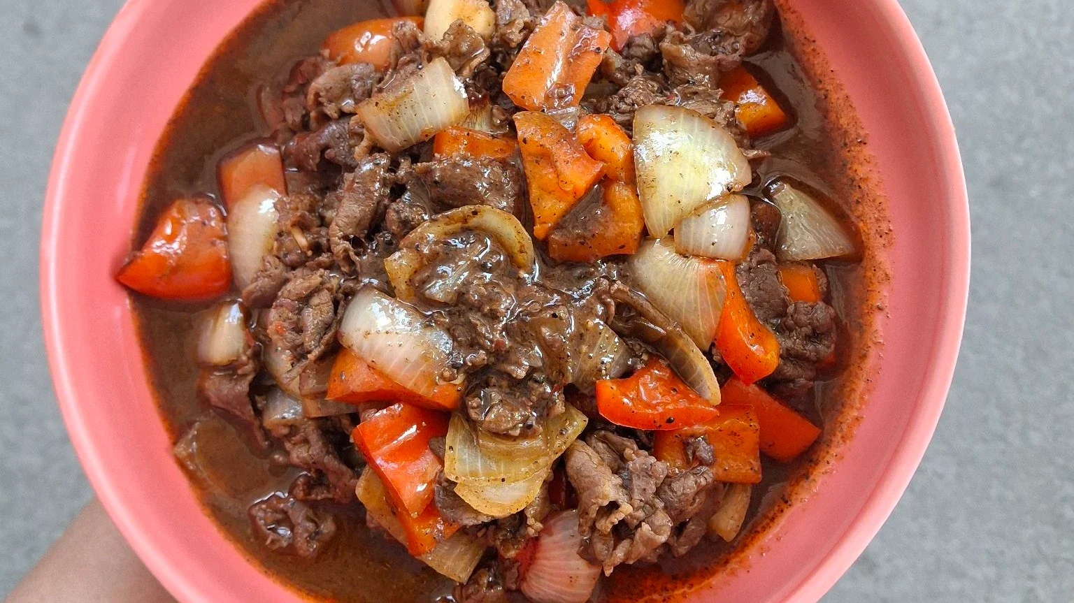 Daging Yakiniku Lada Hitam #MealPlanUmamichi