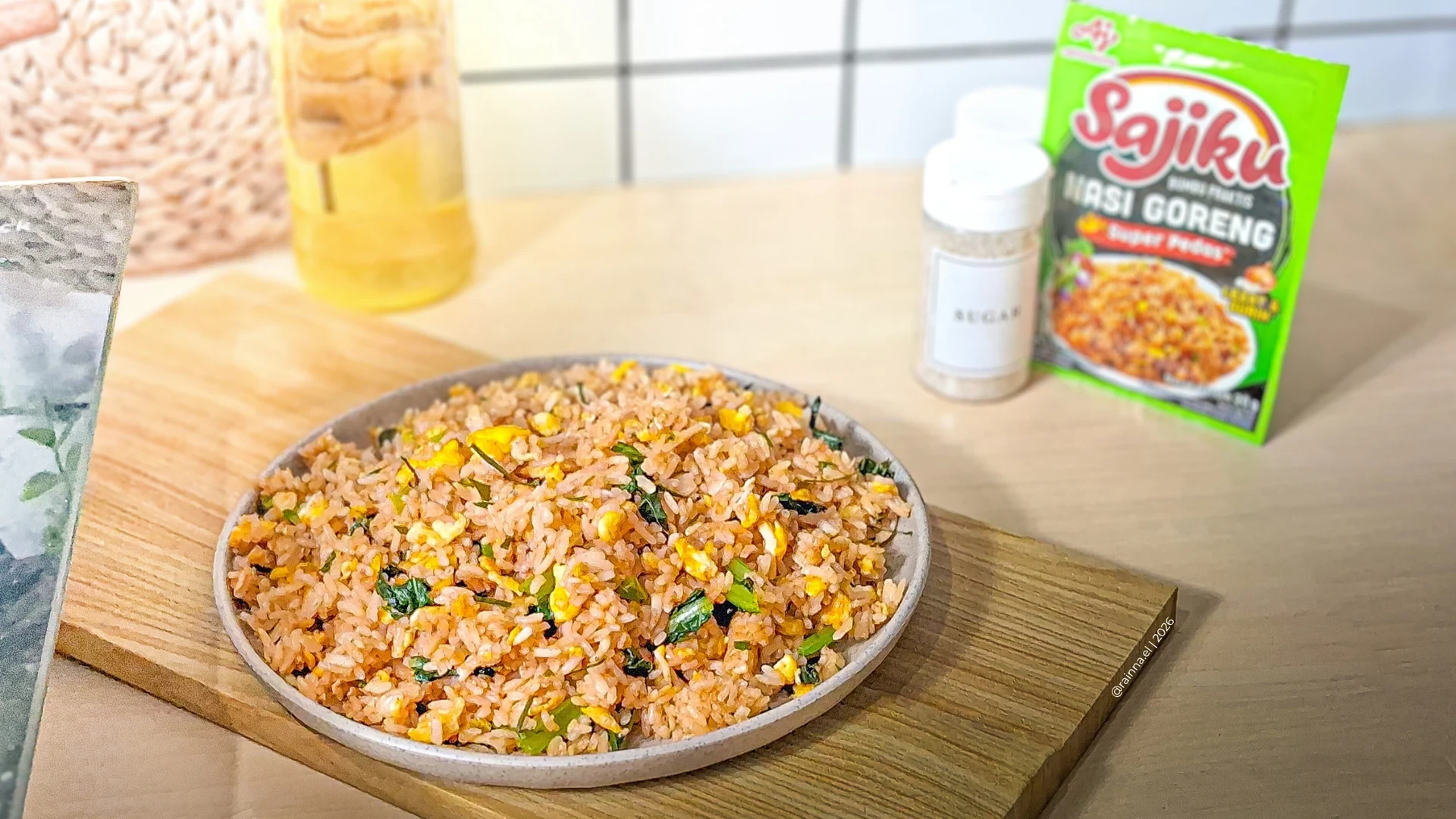 Day 7, Fire in the Pan: Nasi Goreng Daun Jeruk Super Pedas ala Sajiku® dari Nasi Sisa Semalam
