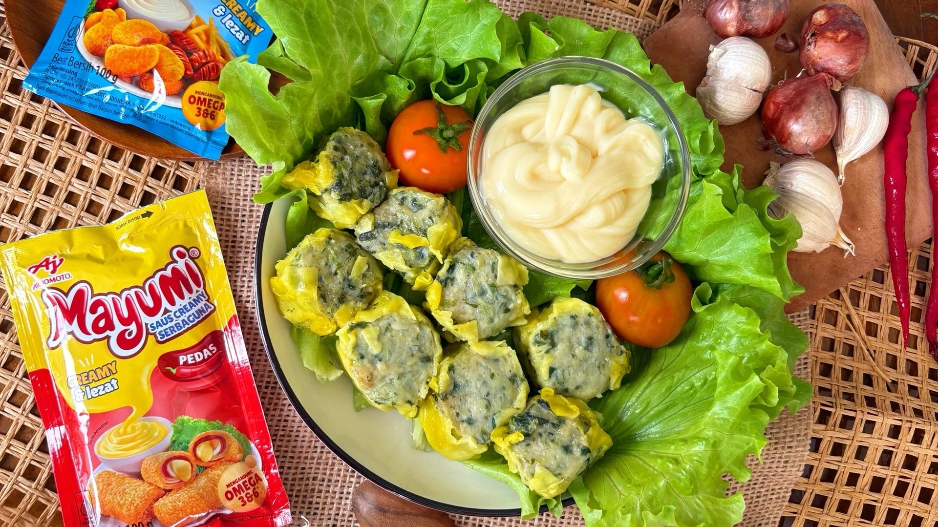 Dimsum enak nan sehat - Dimsum ayam bayam