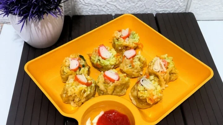 Recook DIMSUM NASI WORTEL ala AJINOMOTO®