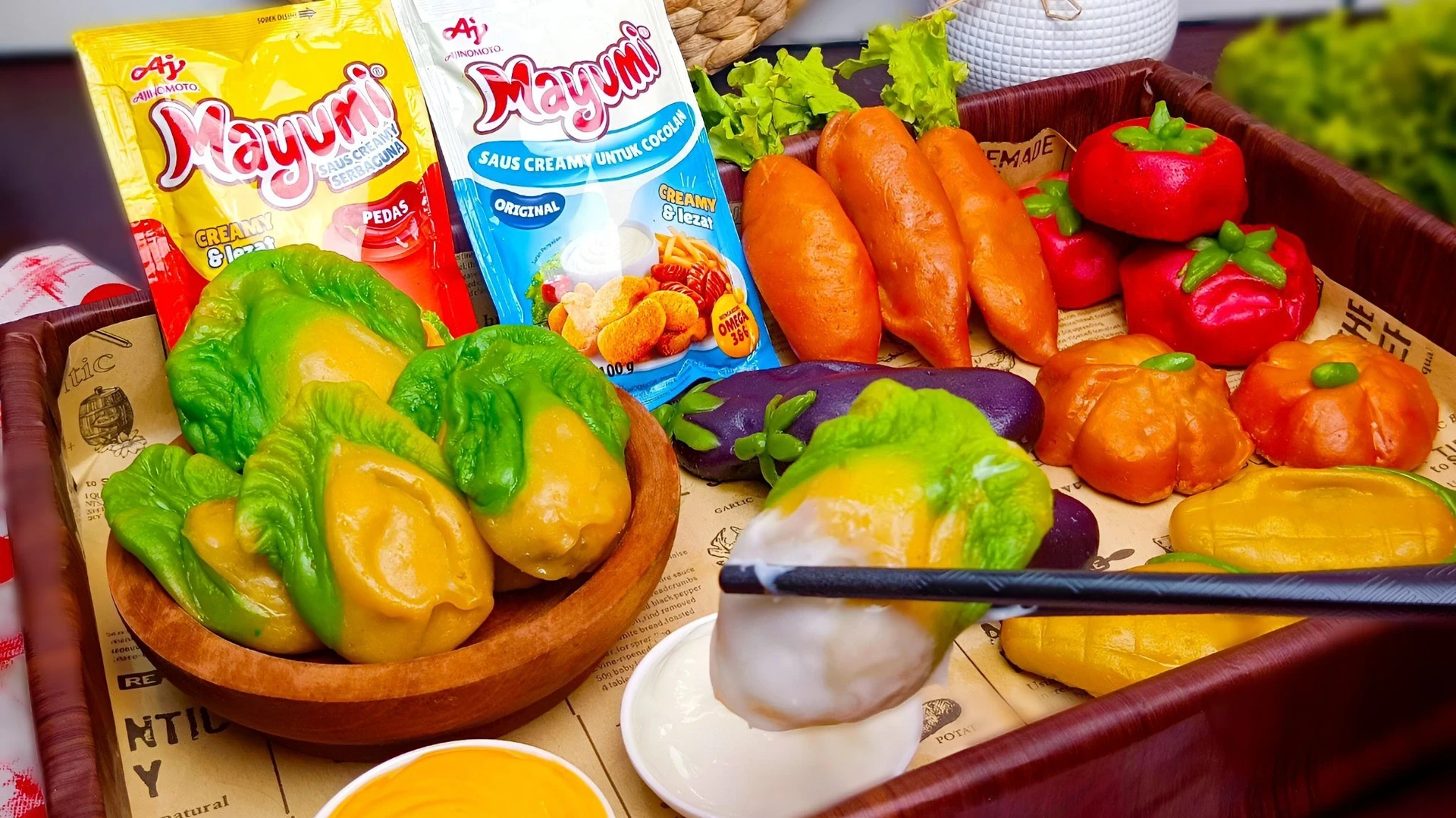 Dimsum Sayur Cantik – Kreasi Aneka Bentuk yang Menggugah Selera