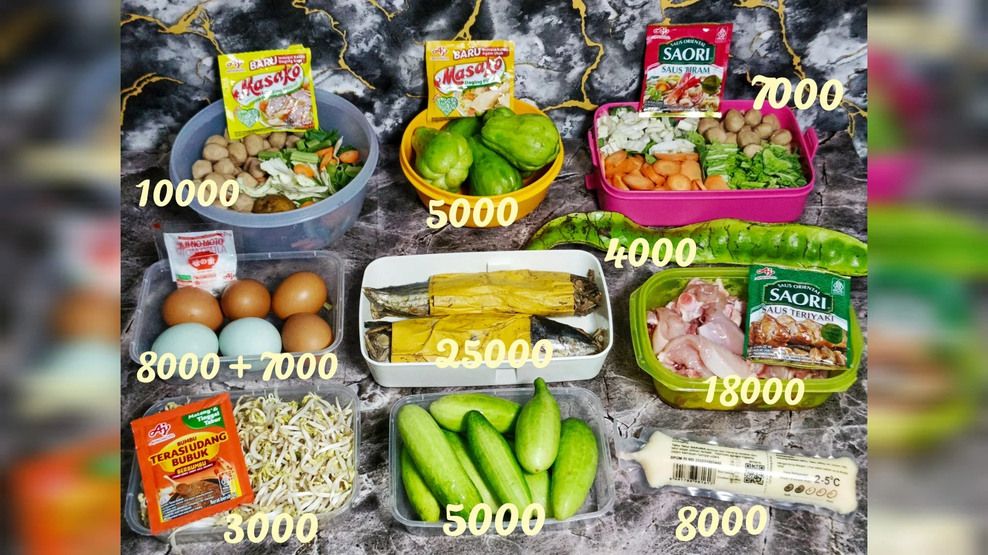 Food Pref 100 rb, untuk 4 hari kedepan.