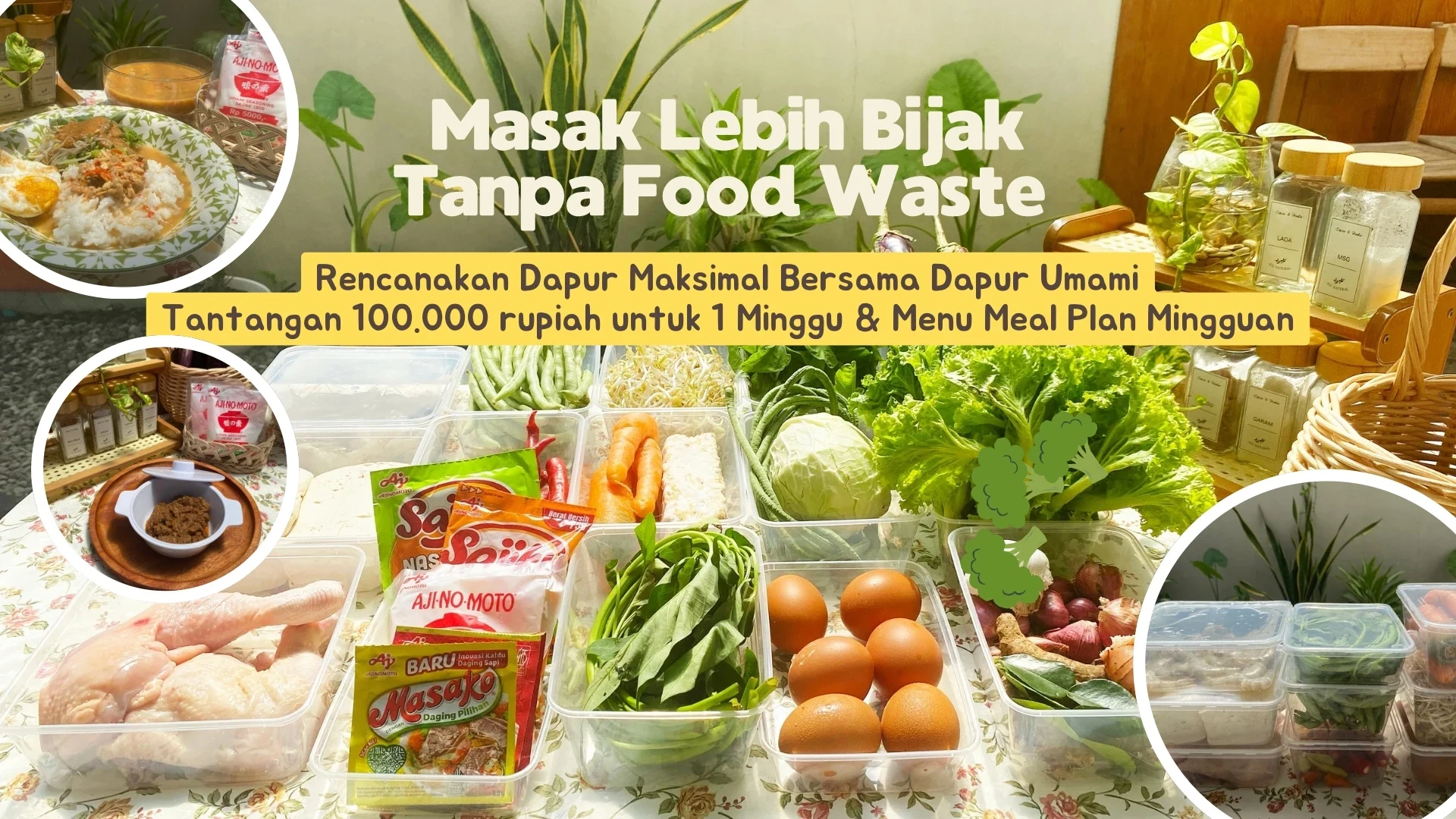 Food Prep Meal Plan Dapur Maksimal🫶🏻 #RencanakanDapurMaksimal #7HariDapurBijak